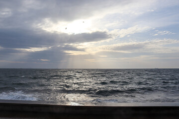 Fototapeta premium sunset over the sea
