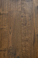 Hickory hardwood stained floor planks wood grain