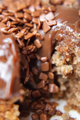 chocolate cake with nuts