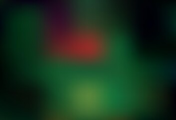 Dark Green vector blurred bright pattern.