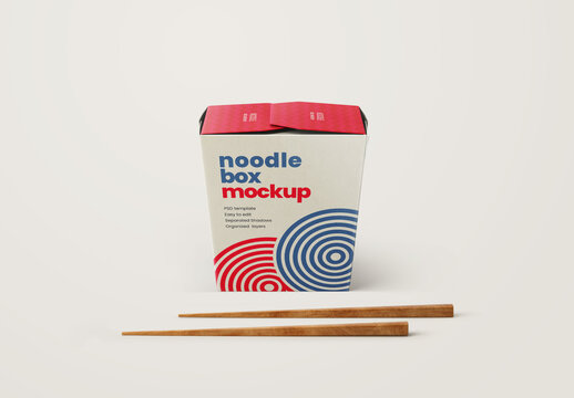 Noodle Box Mockup