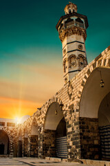 An ancient archaeological mosque in Syria - obrazy, fototapety, plakaty