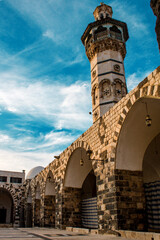 An ancient archaeological mosque in Syria