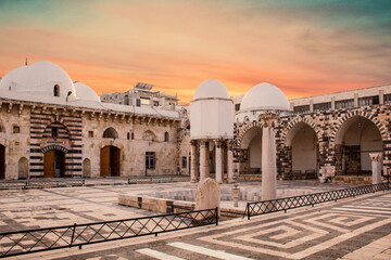 An ancient archaeological mosque in Syria © Ali Albahri