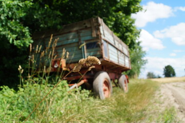Landwirtschaft Rolle Anhänger  © Martin