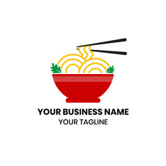 Noodle or ramen logo for business