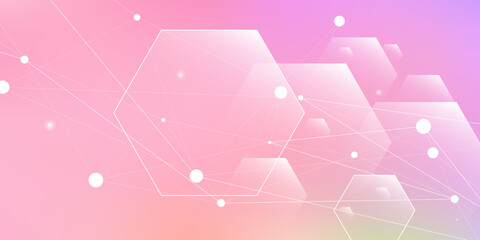 Abstract Modern Background with Pink Purple Gradient Color Pastel and Triangle Element