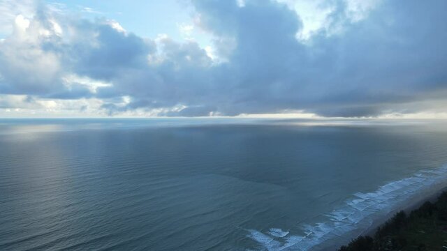 The Sematan Beach and Coastline of the most southern part of Sarawak and Borneo Island