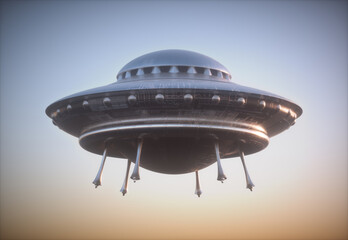 UFO niet-geïdentificeerd vliegend object uitknippad inbegrepen