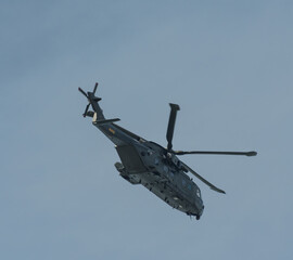 Danish air force Merlin EH101 helicopter in the sky © Gestur