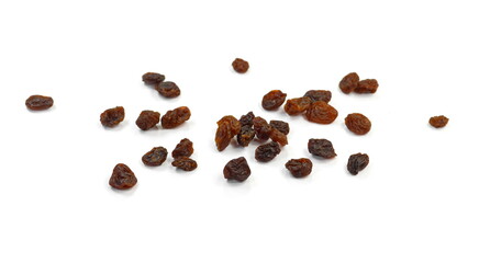 raisins isolated on white background
