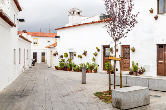 moorish district in Moura, Alentejo, Portugal