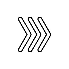 Obraz premium Arrow icon vector. Arrow symbol. Arrow sign for your web design.