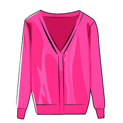 
illustration of clothes, shirt, sweater, hoodie, for women