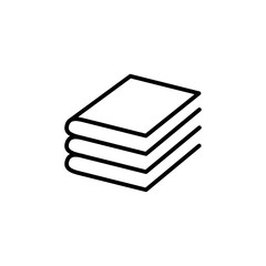 Book icon vector. open book icon vector. ebook icon