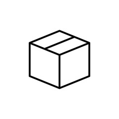 Box icon vector. box vector icon, package, parcel