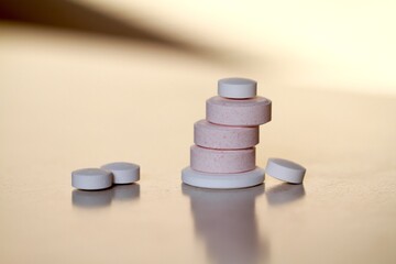 Close-up Of Pills On Table