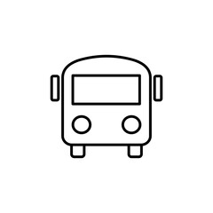 Bus icon vector. bus vector icon