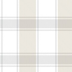 Ecru Asymmetric Plaid textured Seamless Pattern