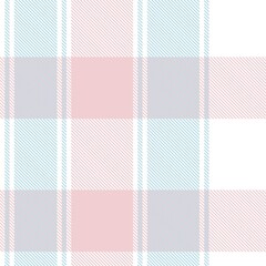 Pink Asymmetric Plaid textured Seamless Pattern