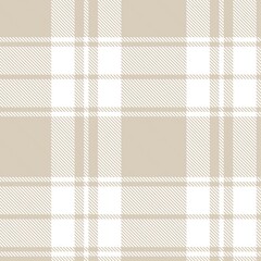 Brown Asymmetric Plaid textured Seamless Pattern