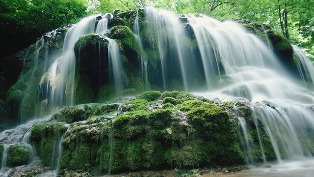 Scenic View Of Waterfall In Forest © herve esnault/EyeEm