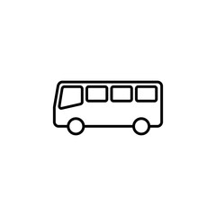 Bus icon vector. bus vector icon