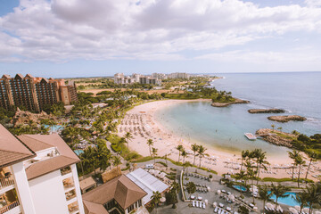 Four Seasons Resor,  Ko Olina, West Oahu coastline, Hawaii	