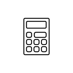 Calculator icon vector. Accounting calculator icon. calculator vector