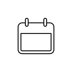 Calendar icon vector. Calender symbol. calendar vector icon