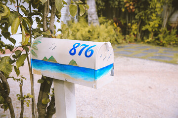 mailbox, Kahala, Honolulu, Oahu , Hawaii