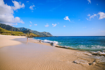 Keawaula Beach, West oahu coast, Hawaii