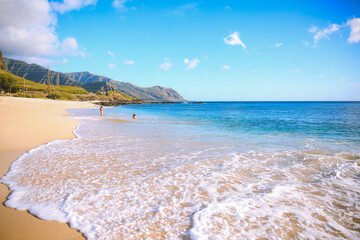Keawaula Beach, West oahu coast, Hawaii