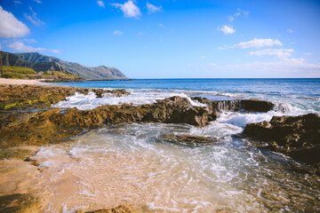Keawaula Beach, West oahu coast, Hawaii