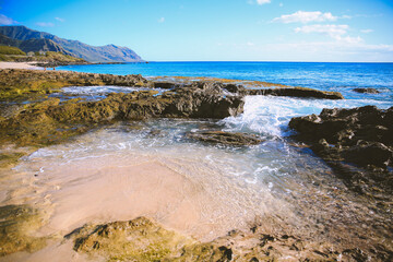 Keawaula Beach, West oahu coast, Hawaii