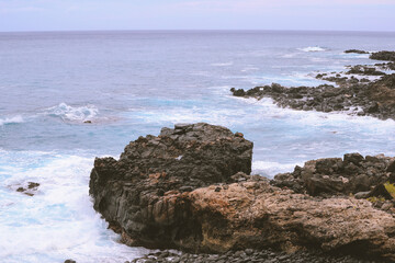 Fototapeta na wymiar Kaena point state park, West oahu coast, Hawaii