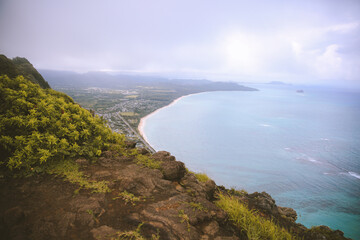 Waimanalo bay, East oahu coast, Hawaii