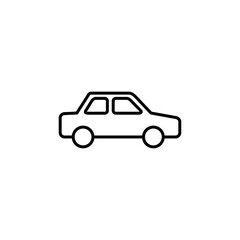 Obraz premium Car icon vector. car vector icon. small sedan