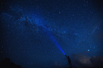 Starry Milky Way, Oahu, Hawaii