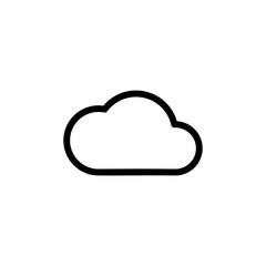 cloud icon vector. cloud vector icon