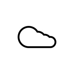 cloud icon vector. cloud vector icon