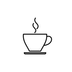 coffee cup icon vector. cup a coffee icon vector.