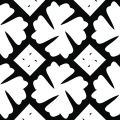 Black and white texture. Abstract seamless geometric pattern. 