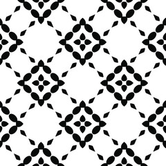  Black and white texture. Abstract seamless geometric pattern. 