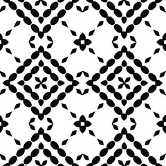  Black and white texture. Abstract seamless geometric pattern. 