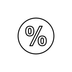 Discount icon vector. Discount tag icon.