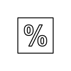 Obraz premium Discount icon vector. Discount tag icon.