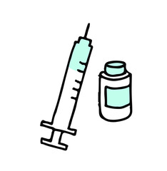 ワクチンのイラスト