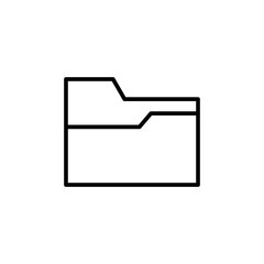 Folder icon vector. folder vector icon