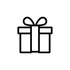 Gift icon vector. gift vector icon. birthday gift